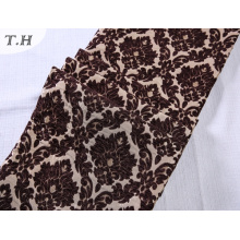 2016 Yellow Brown Pattern 100% Polyester Fabrics by 380GSM